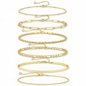 Gold Plated Bracelet Set