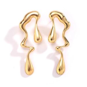 Gold Chunkey Earrings